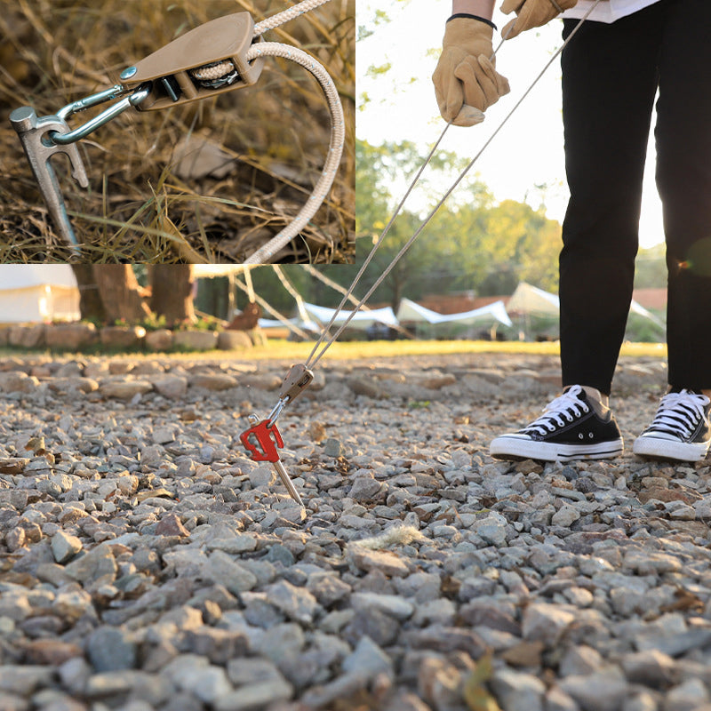 🪢Portable Adjustable Fix Camping Rope🌳