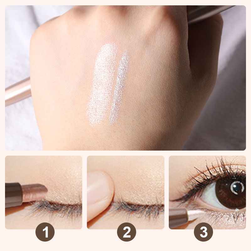 Dual-color Shadow Eyeliner Silkworm Highlighter Pen - Best Gift