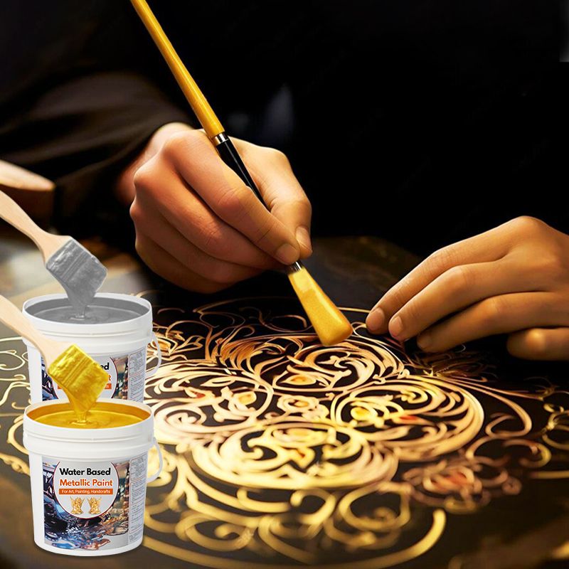 Water Based Gold Leaf Paint For Art, Painting, Handcrafts