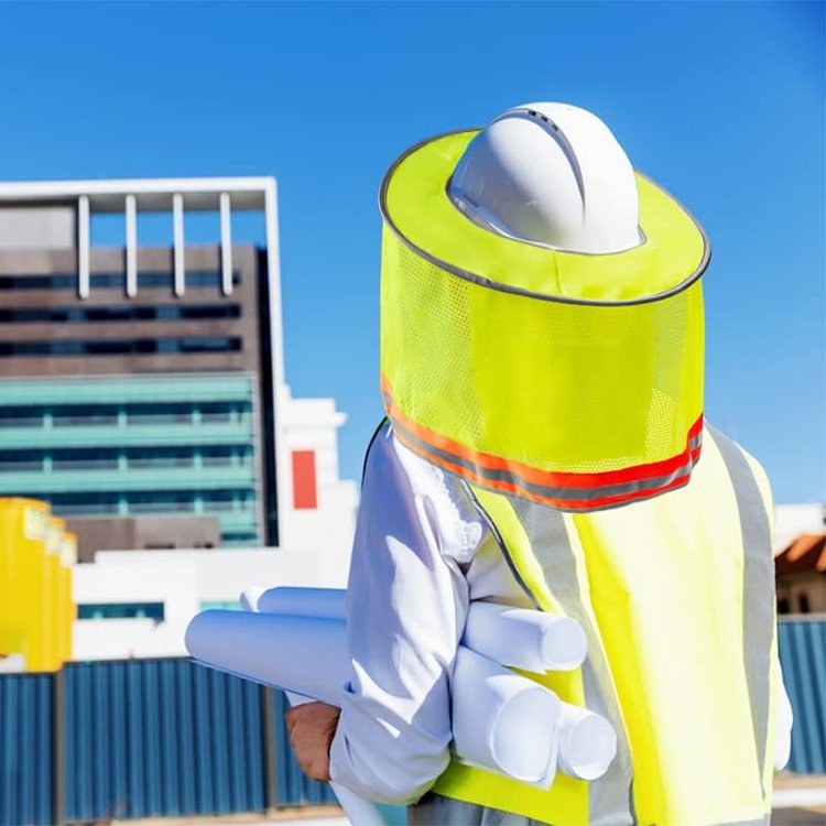 Hard Hat Sun Shield