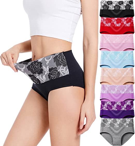 High Waist Tummy Control Cotton Panties