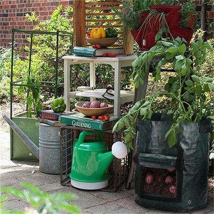 18/26/38L Large Capacity Potato Grow Planter PE Container Bag Pouch Tomato Vegetables Garden Outdoor