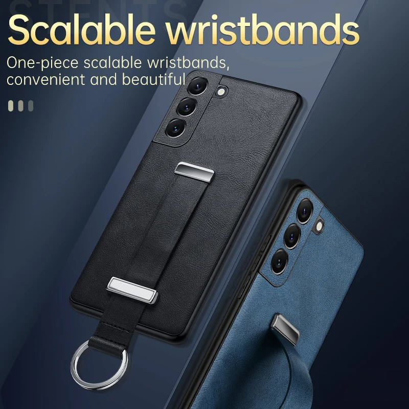 For Samsung Phone Kickstand Case With Scalable Wristband