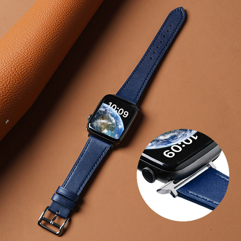 Leather Watch Band Compatible for Apple Watch 38mm 40mm 42mm 44mm 45mm 49mm