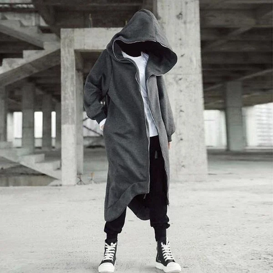 💥Unisex Long-sleeve Nazgul Long Coat With Hood