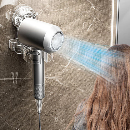 Wall Mounted Punch-Free Hair Dryer Holder