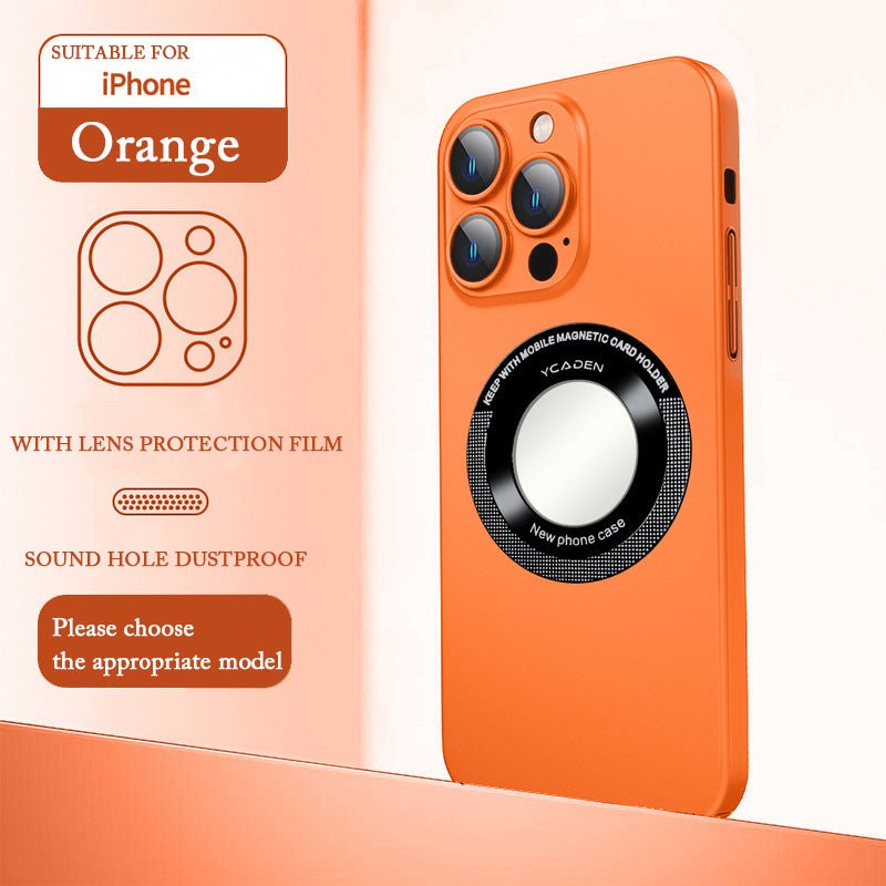 Magnetic Leakage Mark Dustproof Net Case Cover For iPhone