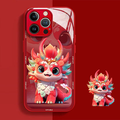 Colourful Lucky Dragon Phone Case for iPhone Series