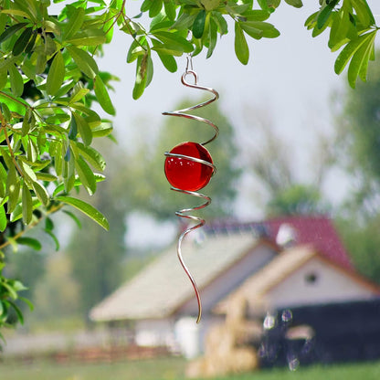 Decorative Crystal Gazing Ball Wind Spinner