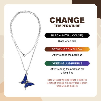 Color-changing Butterfly Necklace