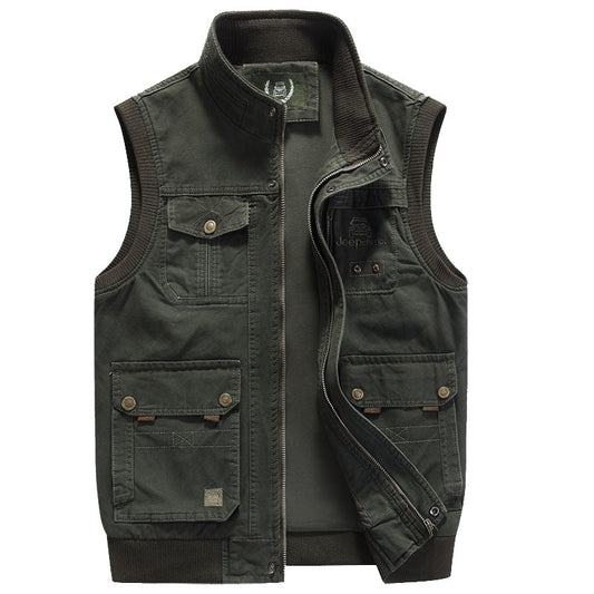 Men's Multi-Pocket Vintage Vest