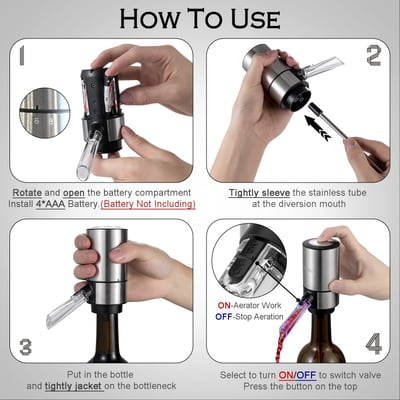 Electric Wine Aerator Pourer