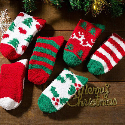 Gift Choice -Christmas Warm Fuzzy Cartoon Socks