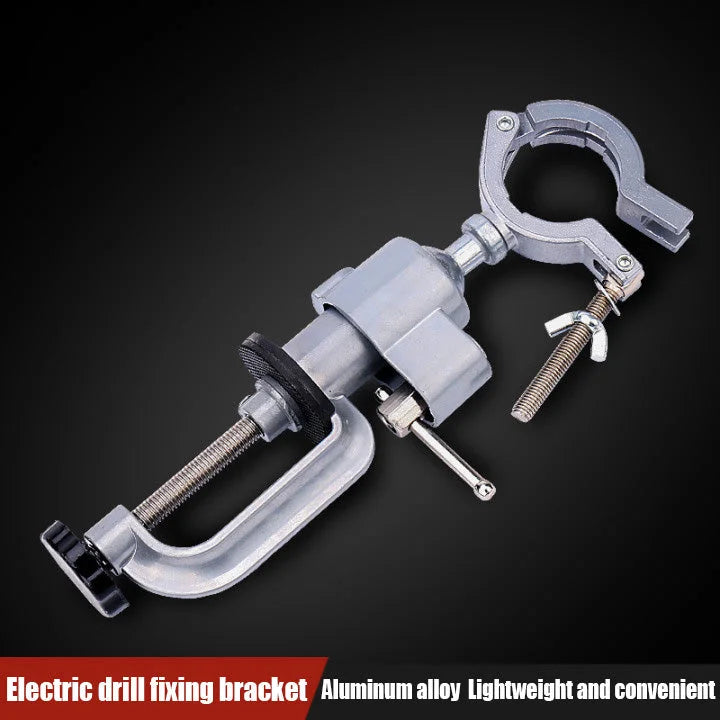 Electric Grinder and Electric Drill Universal Rotating Fixed Bracket Vise Shelf
