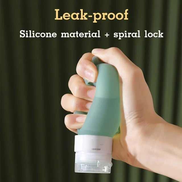 Portable Large Diameter Silicone Travel Bottle