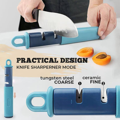 2 In 1 Peeler/Knife Sharpener