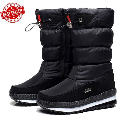 Premium Waterproof Faux Fur Non-Slip Women's Snow Boots