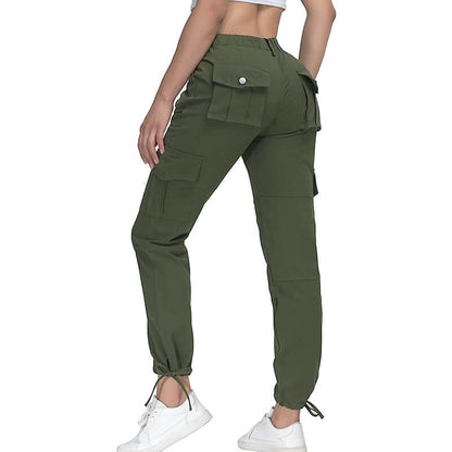 Women Cotton Stretch Cargo Pants