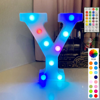 Colorful LED Marquee Letter Lights