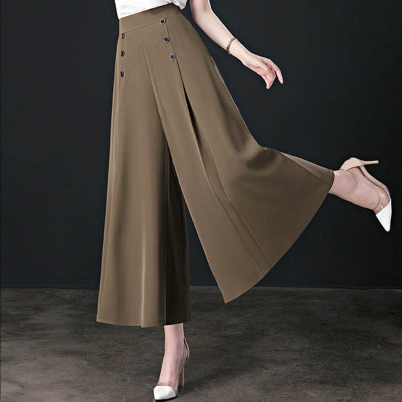 Pleated Wide Leg Pants