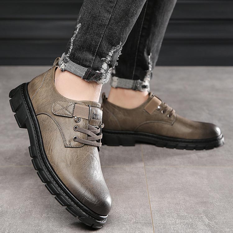 Men’s Vintage Cargo Leather Shoes