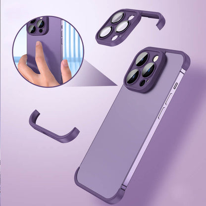 Newest Bare-Metal Angle Cushion TPU For iPhone Case