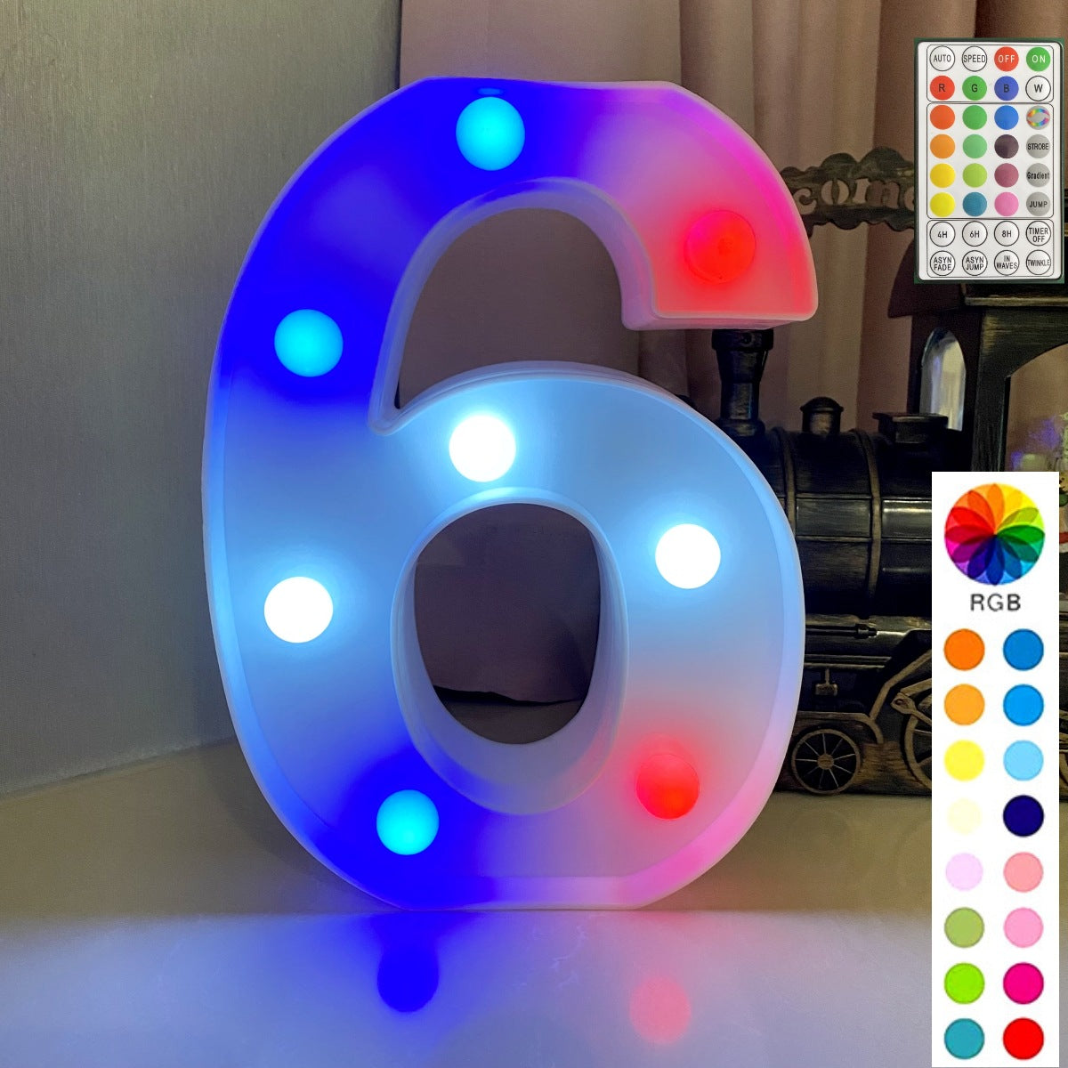 Colorful LED Marquee Letter Lights