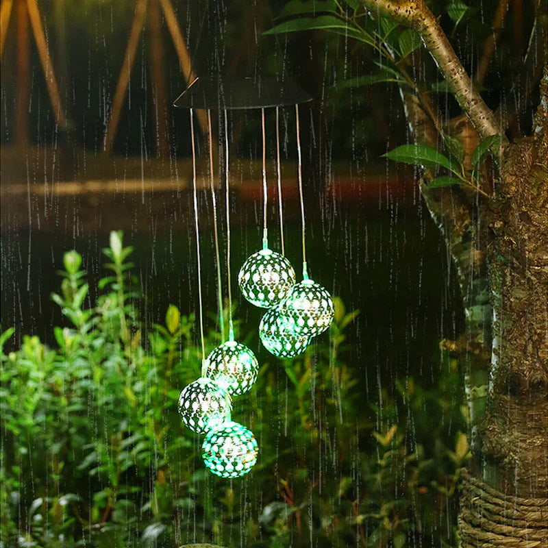 Outdoor Solar Wind Chimes Light