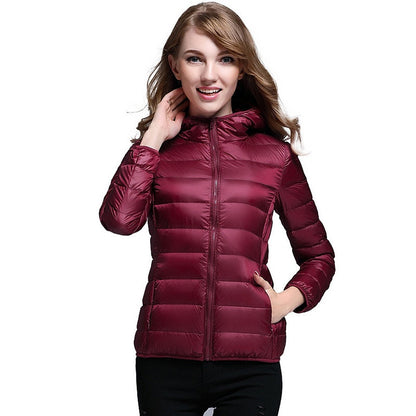 Women's Hooded Light Down Jacket