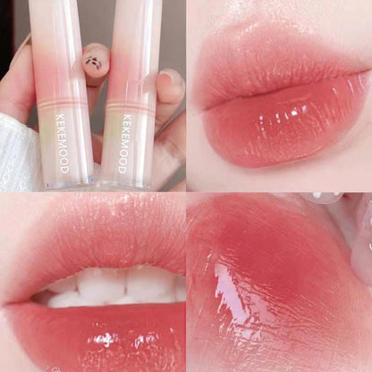 🎊⛄--Ideal Gift For Delicate Women! Water Glow Lipstick Moisturizing Mirror Lipstick