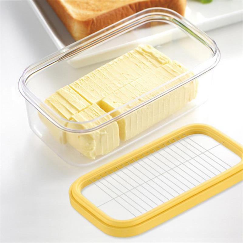 Butter Box With Lid Butter Tray | Cutting Mesh Rectangular Kitchen Airtight Storage Crisper