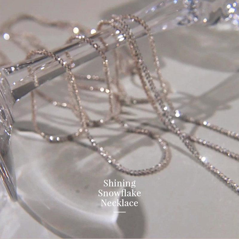 Shining Snowflake Necklace