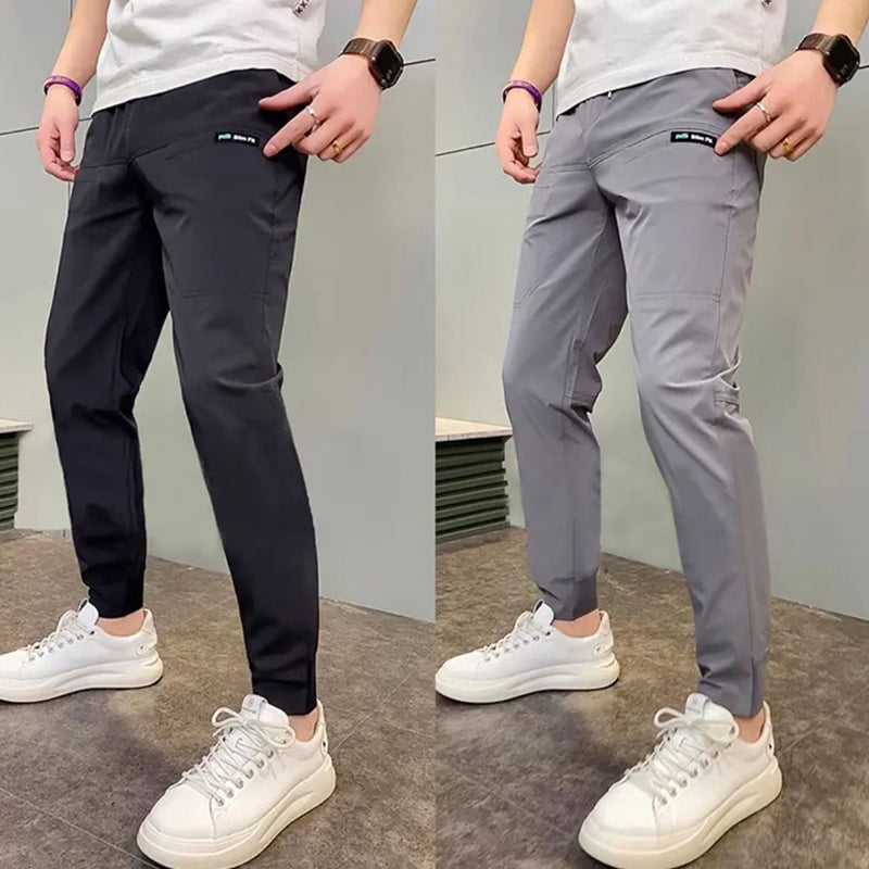 Men's High Stretch Multi-pocket Skinny Cargo Pants