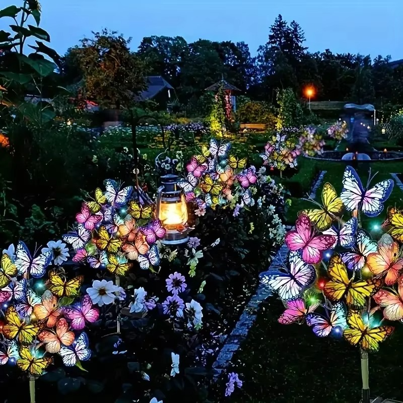 🦋Solar Outdoor Butterfly Lights💐