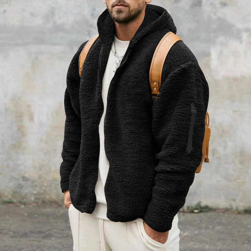 Men's Plush Warm Casual Jacket