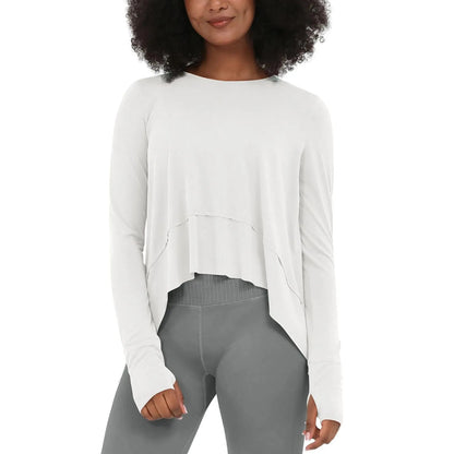 Women's Soft Long Sleeve Cropped Top