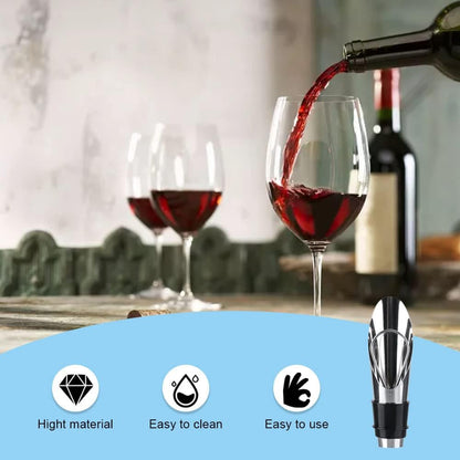 Champagne Red Wine Beverage Beer Sealing Bottle Cap Plug And Pourer Two-In-One