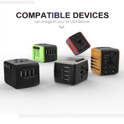 Universal Travel Plug Adapter With 4 USB Ports