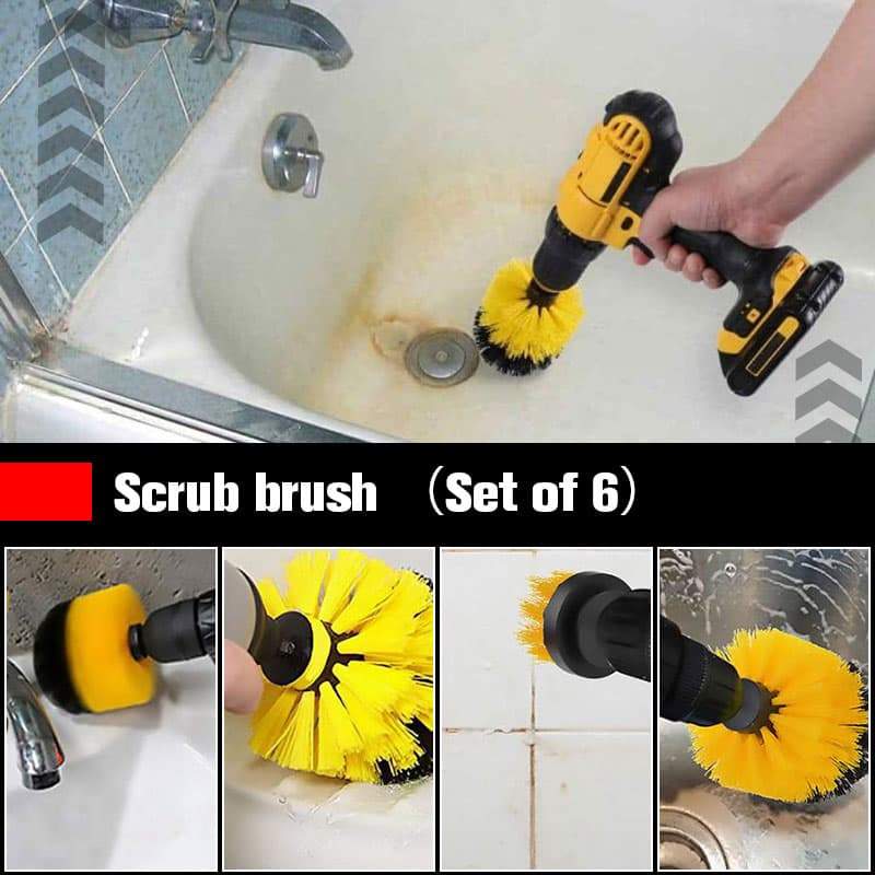 Power Scrubber Brush(Set of 3)