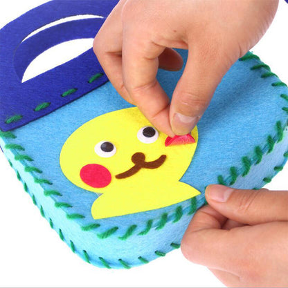 🎁Christmas sale☃️Kids' Sew & Stick DIY Felt Craft Bag