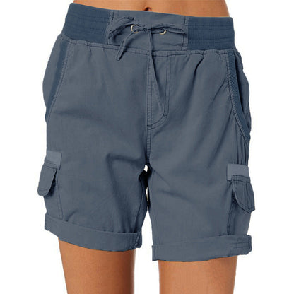 Popular High Waist Women's Cargo Shorts