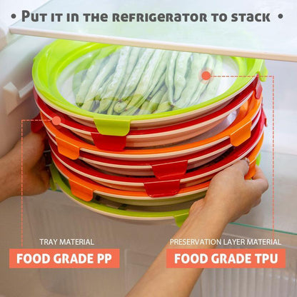 Round Food Preservation Tray