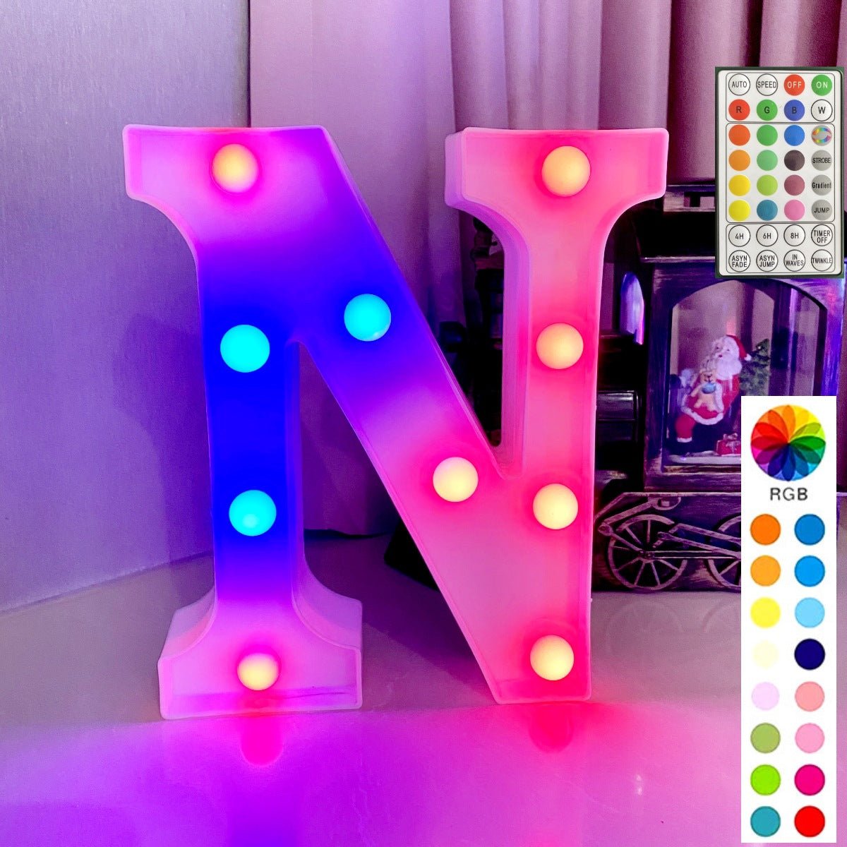 Colorful LED Marquee Letter Lights