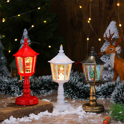 Christmas Luminous Snow Night Light with Music