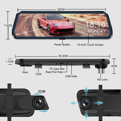 🔥10" HD Multi-Function Touch Screen Car Recorder