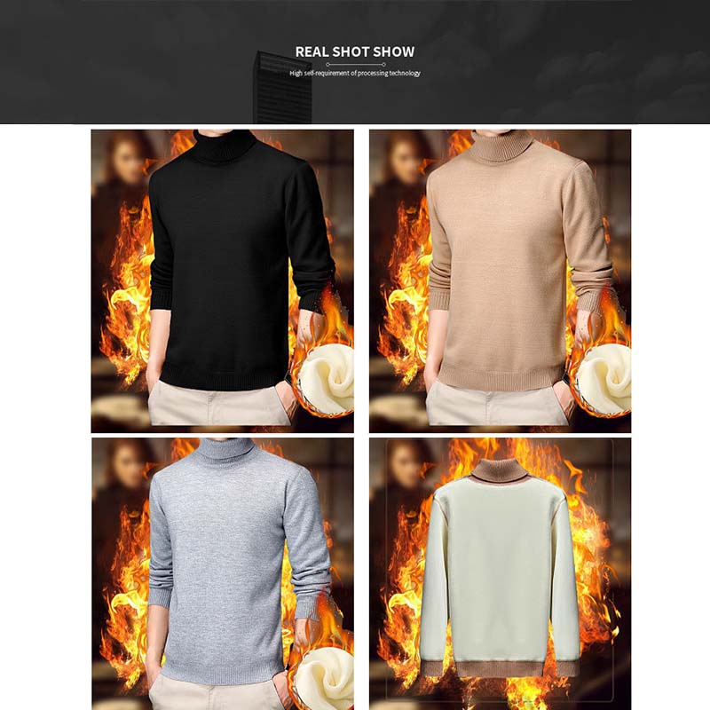 Men's Slim Fit Turtleneck Sweater