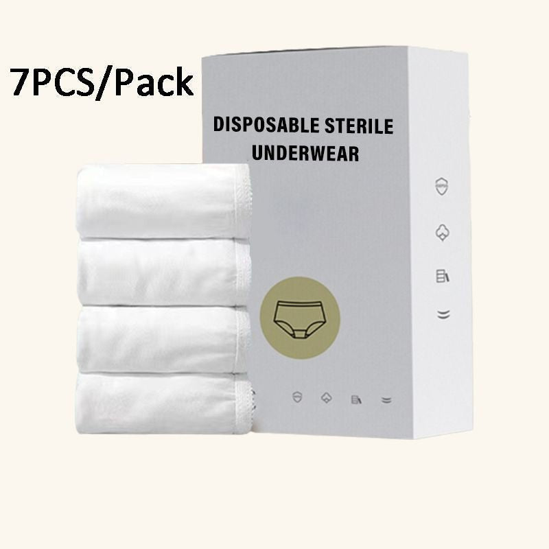 7PCS Daily Disposable Cotton Panties