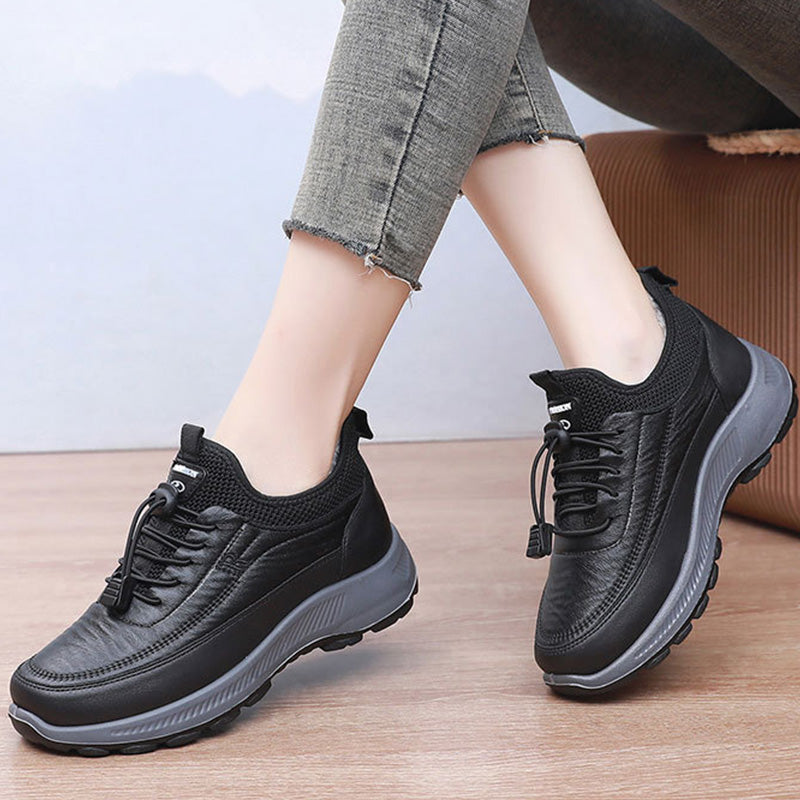 Thick Women's Casual Shoes For Autumn And Winter With Soft Non-slip Soles