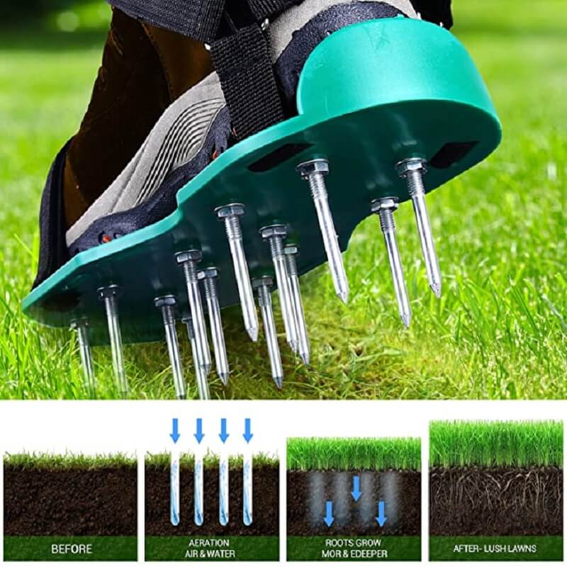 Garden Lawn Aerator Shoes