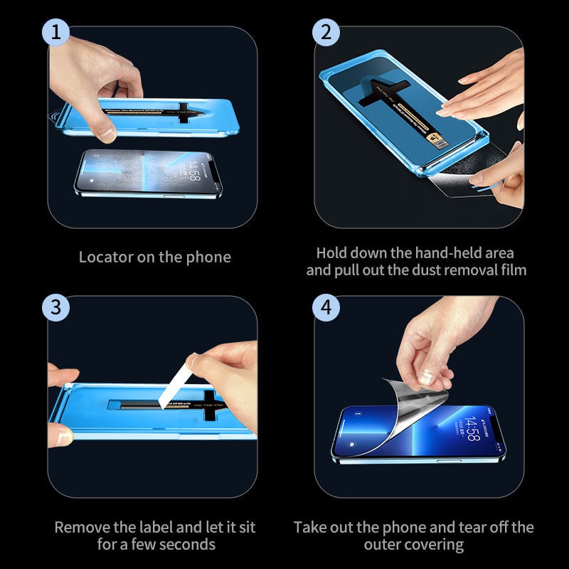 🔥📱Invisible Artifact Screen Protector -Dust Free Without Bubbles